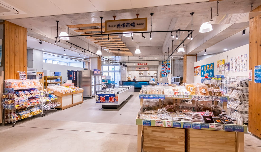 岩井富浦の大漁市場 店内イメージ画像